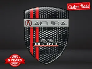 Honda Acura Striscioni Parabrezza Tuning Professionali Regolabili